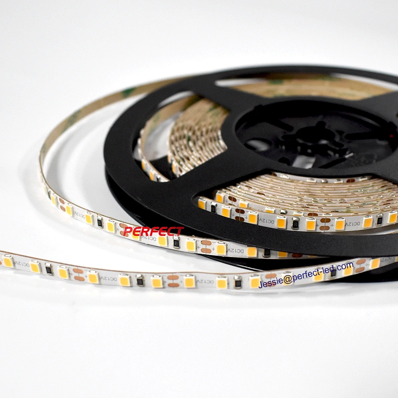 Factory 5mm width led strip 2835 120leds 12V 24V ultra thin mini size mini narrow 5mm wide led light strip CRI80+ 90+