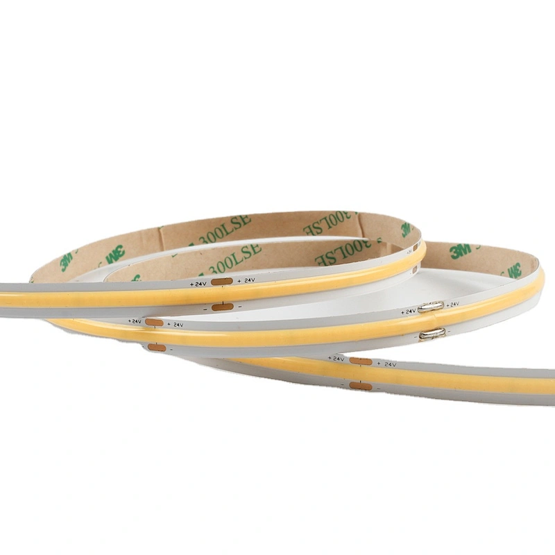 DC12V 24V High density Ip65 Waterproof Cob Led Strip Fob Led Stripe for Decoration