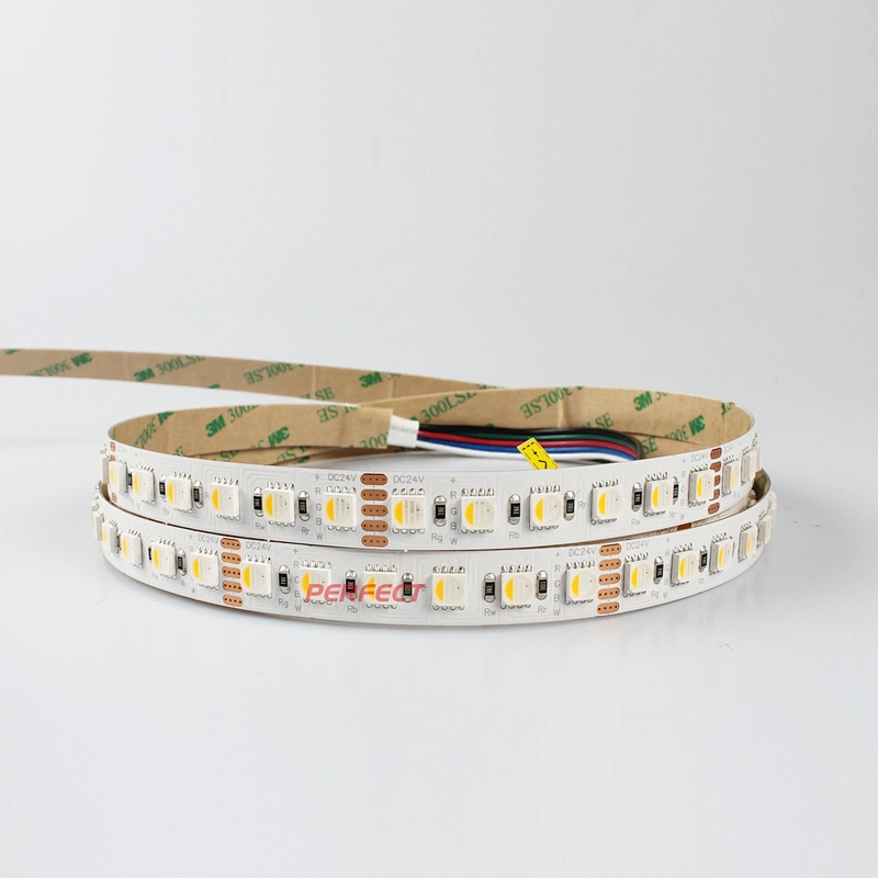 High Density Custom SMD 5050 RGBW 3000K 4 in 1 DC 24V Dimmable LED Light Strips