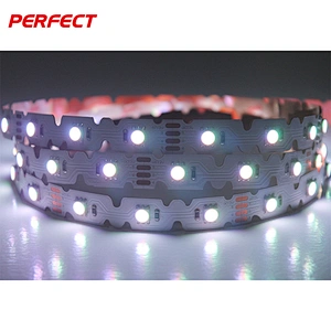 12V LED snake light 42leds/m multi-angle lateral bending zig zag LED strip smd 5050 rgb