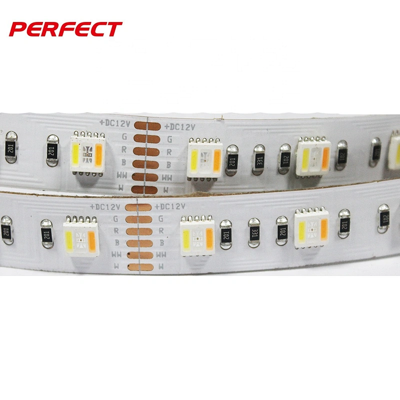 RGB+CCT adjustalbe flexible RGBCCT led strip light 24w/m led tape 5 in 1 led strip light