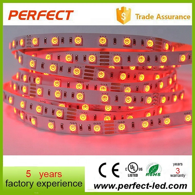 high quality factory price led battery powered 60leds 5050 rgb led strip light with certification