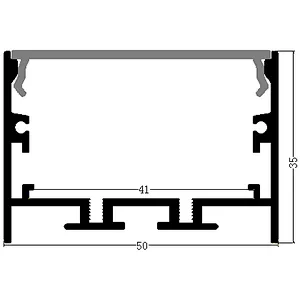 factory 30mm 50mm 80mm 100mm 6063 t5 t6 aluminium alloy led bar heat sink radiator profile for strip light sign box