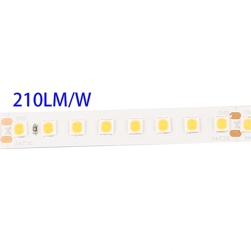 High Lumen  efficiency 210lm/w SMD2835 128Leds single line led flexible strips