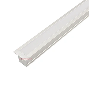 High Quality Recessed LED Aluminium Profile for Led Strips Lighting with Spring Clips