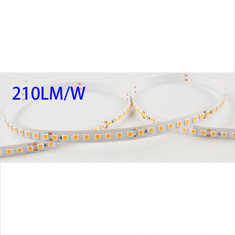 High Lumen  efficiency 210lm/w SMD2835 128Leds single line led flexible strips
