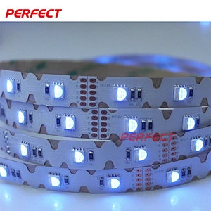 DC 12V SMD 5050 RGB RGBW RGBWW S shape multicolor waterproof CE ROHS bendable zigzag foldable led strip
