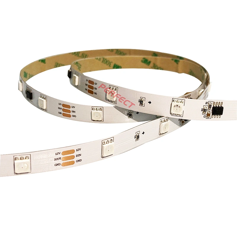 rgb ws2811 ic 5050 digital 12V led strip 30led/m