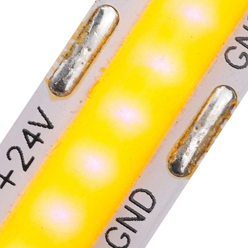 High Brightness No Dots DC24V 480 LEDs Flexible cri90 COB LED Strip Light