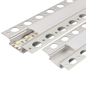 ZL-2814A   21*65mm  1m/2m/3m Aluminum Drywall LED Profiles Gypsum Plaster for LED stripe