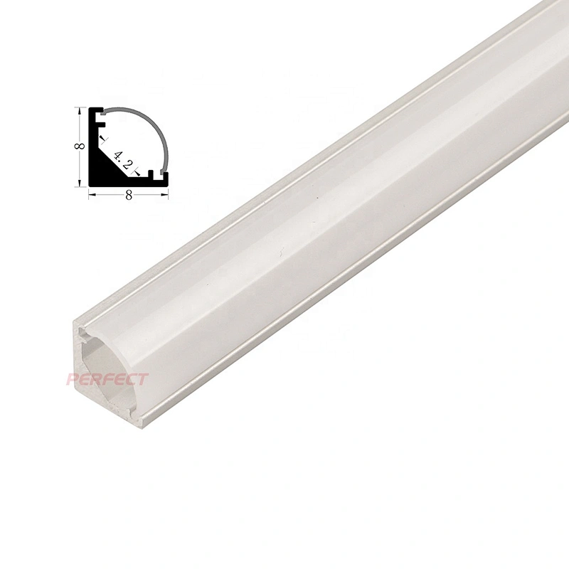 High quality 100% alloy customization 6063-T5 alloy aluminum profile for 3000K-6500K flexible led light bar
