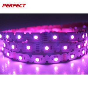 12V LED snake light 42leds/m multi-angle lateral bending zig zag LED strip smd 5050 rgb