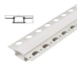 ZL-2814A   21*65mm  1m/2m/3m Aluminum Drywall LED Profiles Gypsum Plaster for LED stripe