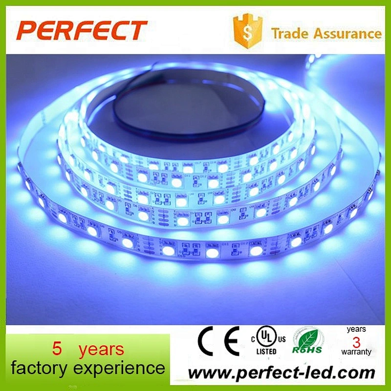 high quality factory price led battery powered 60leds 5050 rgb led strip light with certification