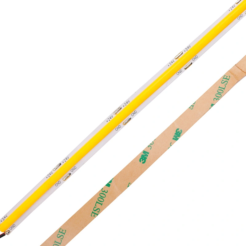 High Brightness No Dots DC24V 480 LEDs Flexible cri90 COB LED Strip Light