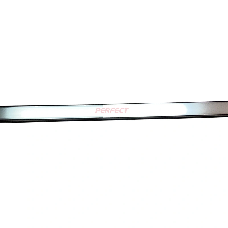 Black Anodized LED Aluminium Profile with Smoke Black Transparent Aluminum Diffuser