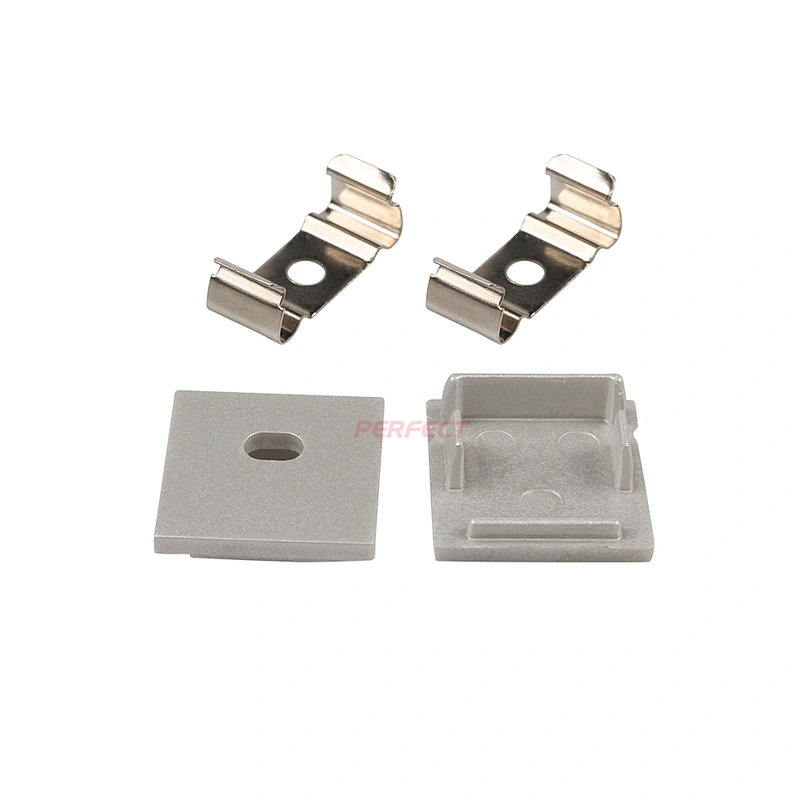 led strip aluminium profile housing 1M 2M 3M 4M 5M square shape aluminium led profile