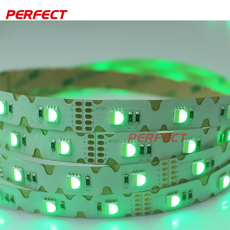 DC 12V SMD 5050 RGB RGBW RGBWW S shape multicolor waterproof CE ROHS bendable zigzag foldable led strip