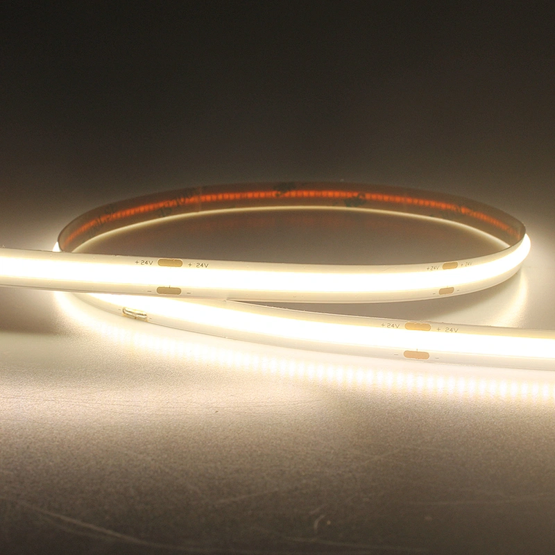 DC12V 24V High density Ip65 Waterproof Cob Led Strip Fob Led Stripe for Decoration