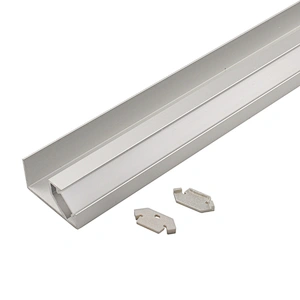 ZL-3718 cabinet mounted installation for wardrobe led aluminium profile with high quality opal diffuser