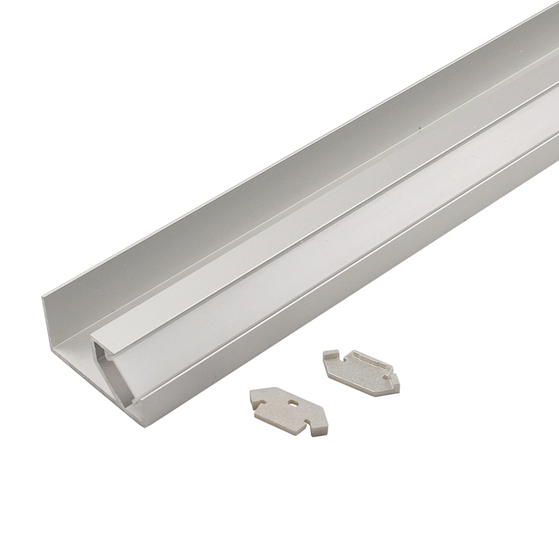 ZL-3718 cabinet mounted installation for wardrobe led aluminium profile with high quality opal diffuser