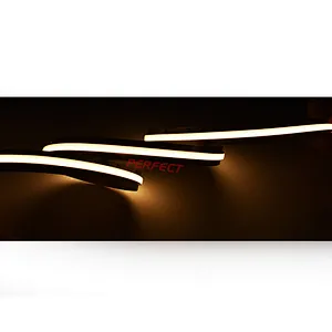 IP67 Waterproof Silicone Tube DC 24V CRI 90 COB Flexible Dual White CCT Adjustable LED Strip Light