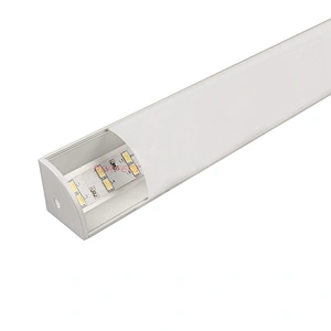 Big size 3030  Under Cabinet corner LED Strip Light Aluminum Profile  With frosted PC cover