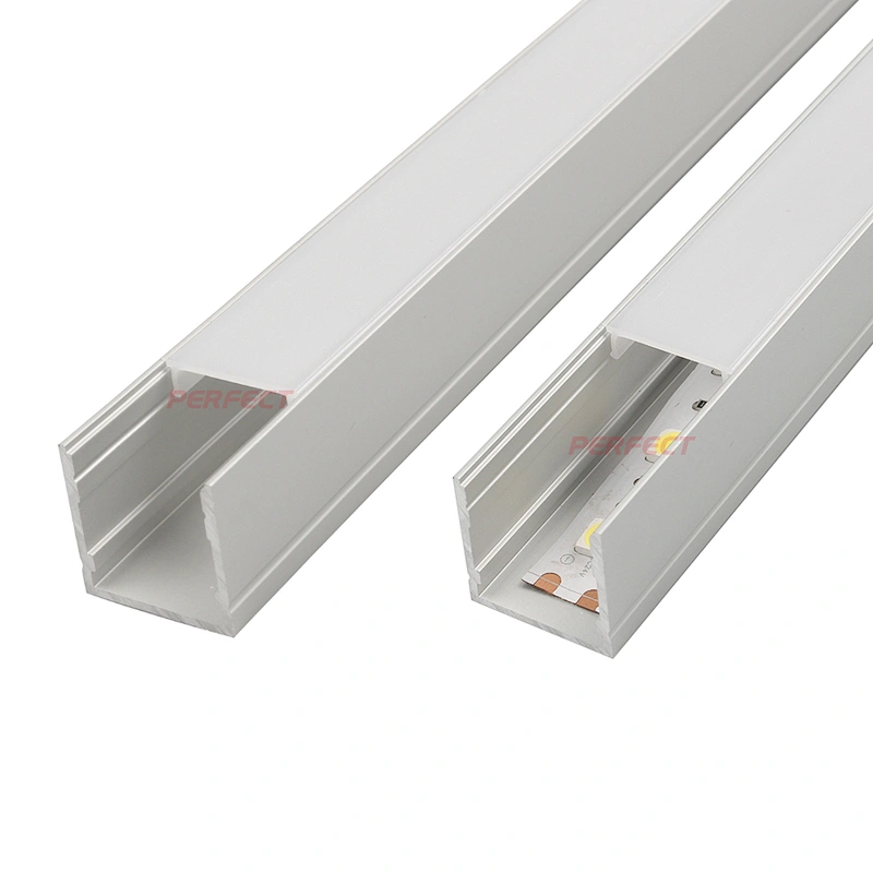 Opal defuser Germany Bayer PC cover  aluminium extrusion and aluminium profile LED strip light