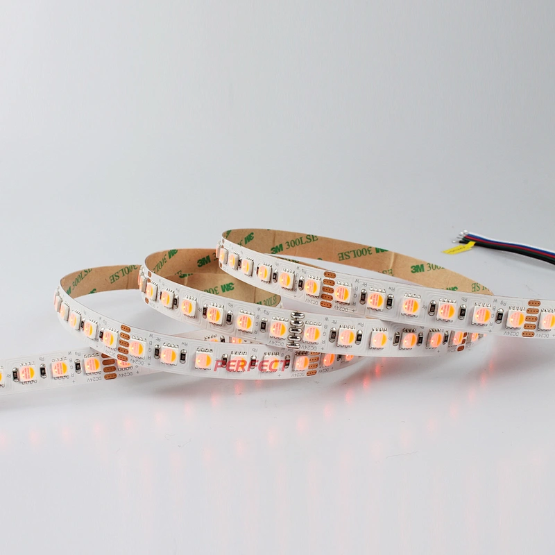 High Density Custom SMD 5050 RGBW 3000K 4 in 1 DC 24V Dimmable LED Light Strips