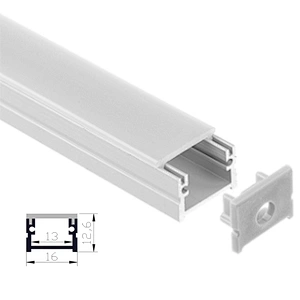2m waterproof underground floor recessed led aluminum profile