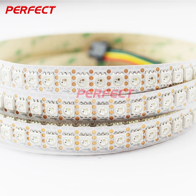144led flexible ws2813B ws2815B rgb digital color changing led strip 5v 12V for indoor use