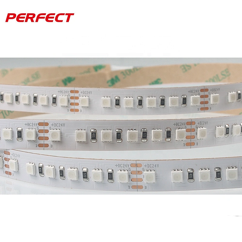 Magic dream color smd 3838 dc 24v colorful waterproof rgb led flexible strip light