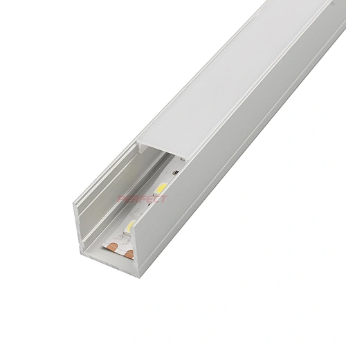 Opal defuser Germany Bayer PC cover  aluminium extrusion and aluminium profile LED strip light