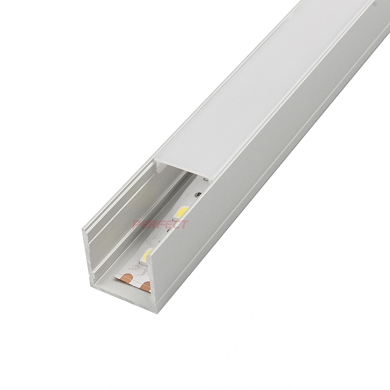 Opal defuser Germany Bayer PC cover  aluminium extrusion and aluminium profile LED strip light