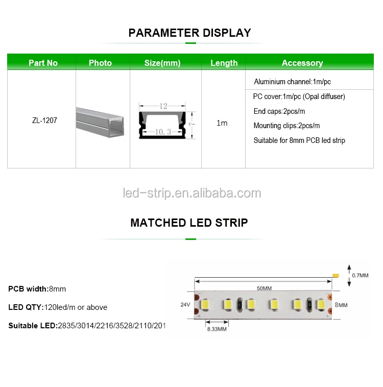Chinese top manufacturer Aluminium led profile for led linear light