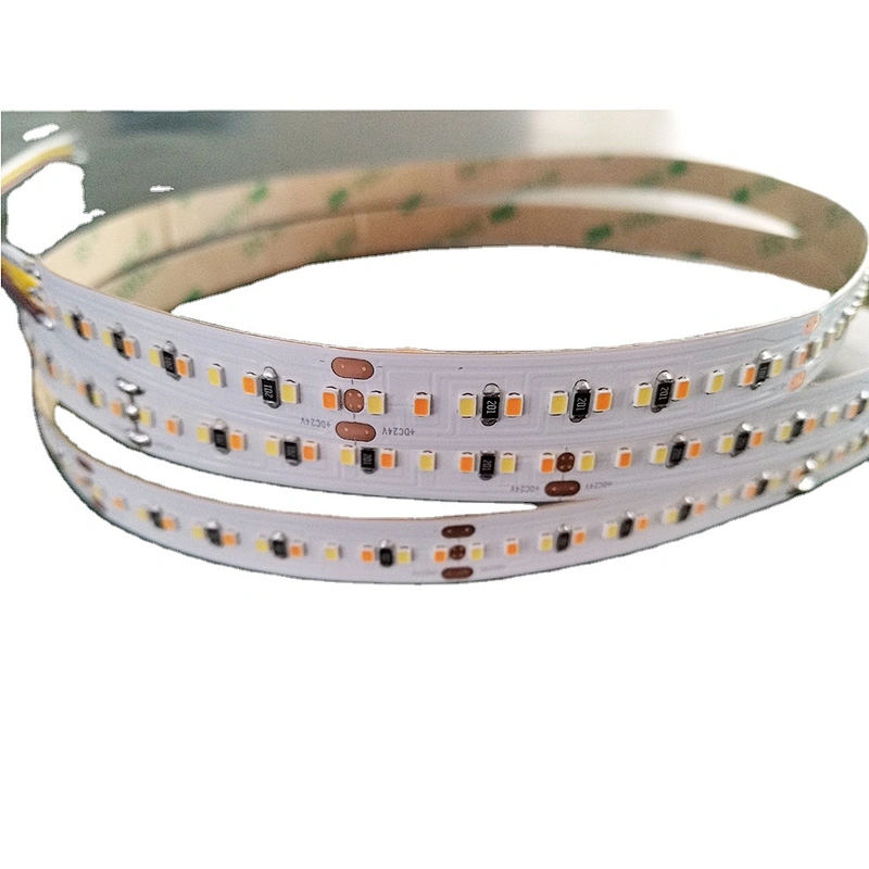 DC24V 2216 LED strips light CCT Adjustable led stripes warm white+cold white