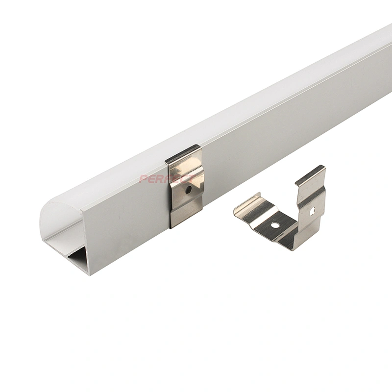 Big size 3030  Under Cabinet corner LED Strip Light Aluminum Profile  With frosted PC cover