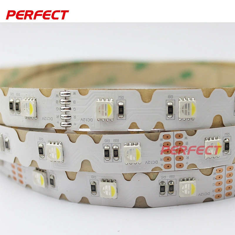 DC 12V SMD 5050 RGB RGBW RGBWW S shape multicolor waterproof CE ROHS bendable zigzag foldable led strip