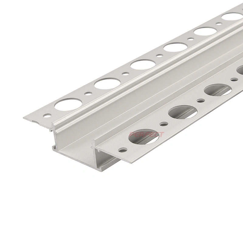 ZL-2814A   21*65mm  1m/2m/3m Aluminum Drywall LED Profiles Gypsum Plaster for LED stripe