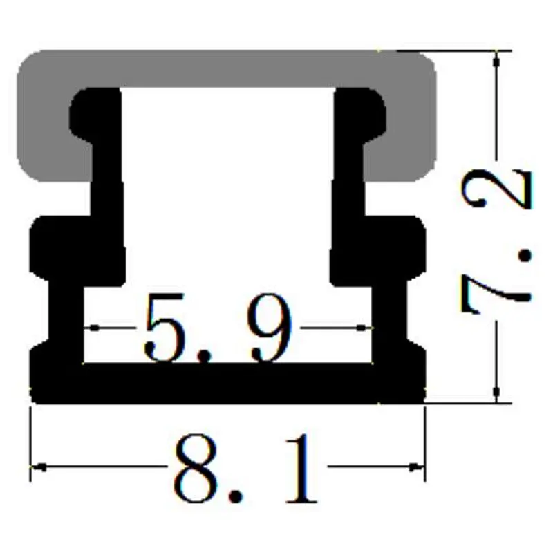 Factory cheap Price 1.5mm  2mm thickness aluminum, led  super narrow aluminum profile for led strips lights