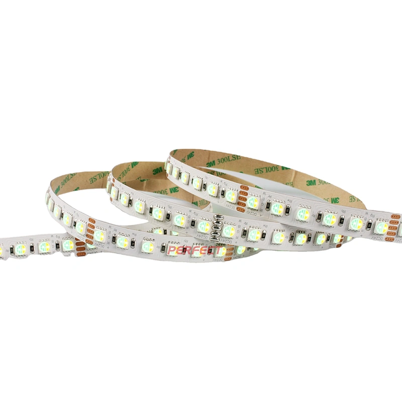 High Density Custom SMD 5050 RGBW 3000K 4 in 1 DC 24V Dimmable LED Light Strips