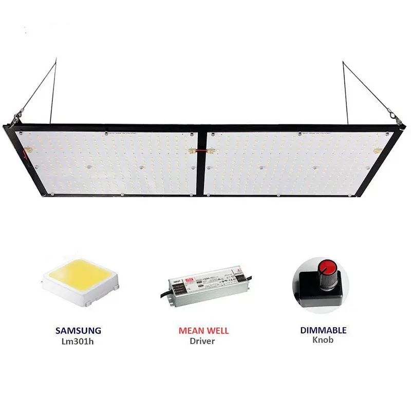 Dimmable Quantum Panel Lm301B + 660nm 240W LED Grow Light for Medical Cbd Plants