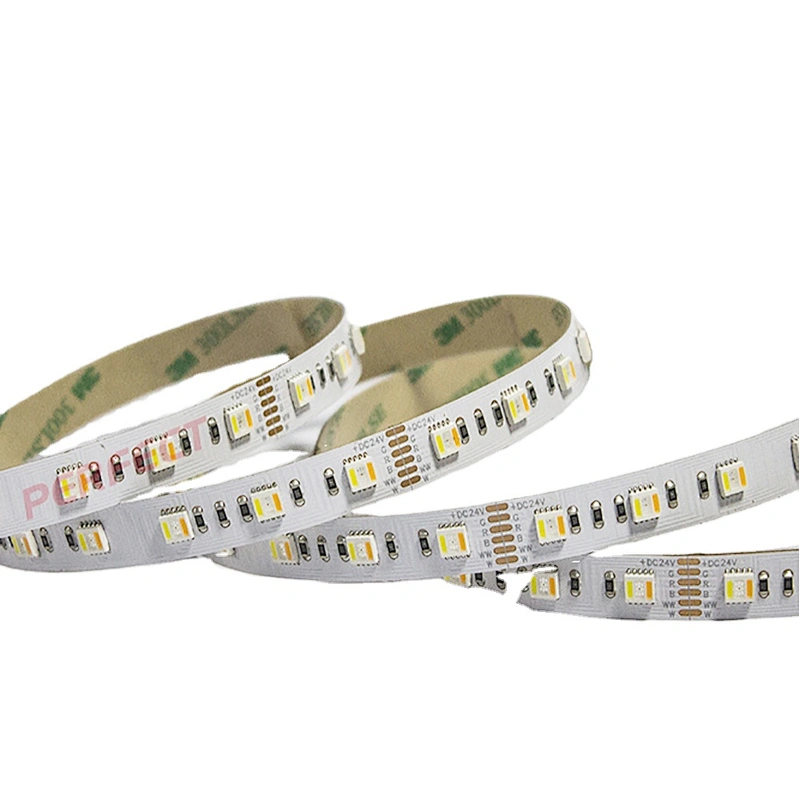RGB+CCT adjustalbe flexible RGBCCT led strip light 24w/m led tape 5 in 1 led strip light