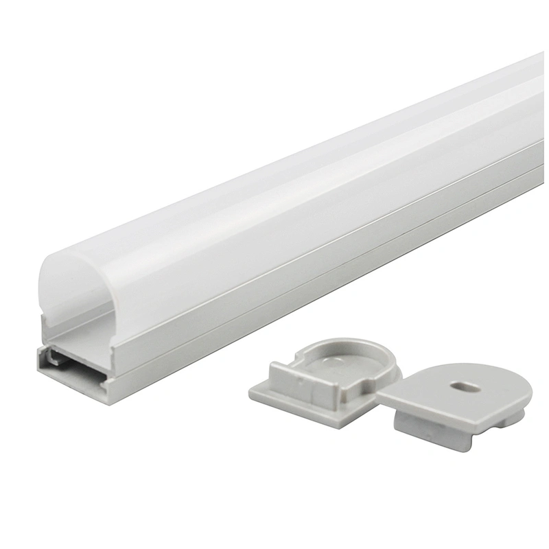 LED Strip Dome Anodized Aluminum ZL-1909A 19*9mm Standard LED Strip Aluminium Profile Aluminium Alloy 6063-T5 Is Alloy Oxidation