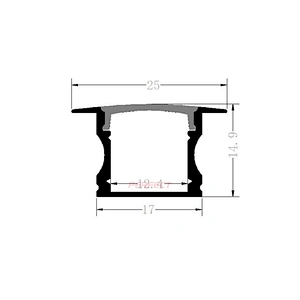 Led Strip Housing LED Strip Holder 1M 2M 3M Aluminum Extrusions Profiles