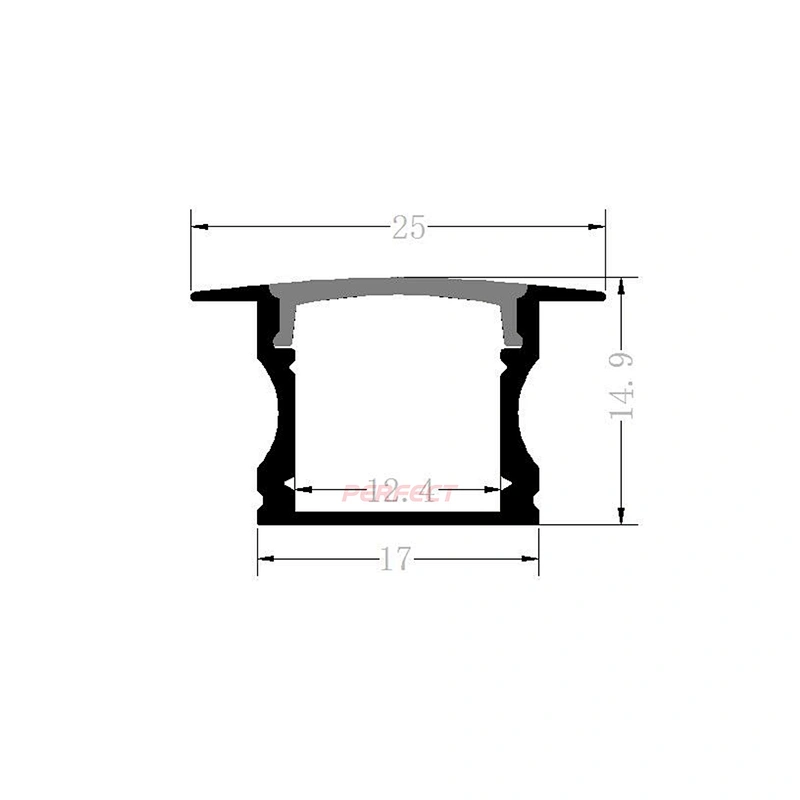 Led Strip Housing LED Strip Holder 1M 2M 3M Aluminum Extrusions Profiles