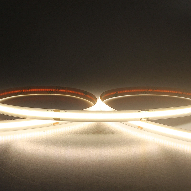 DC12V 24V High density Ip65 Waterproof Cob Led Strip Fob Led Stripe for Decoration