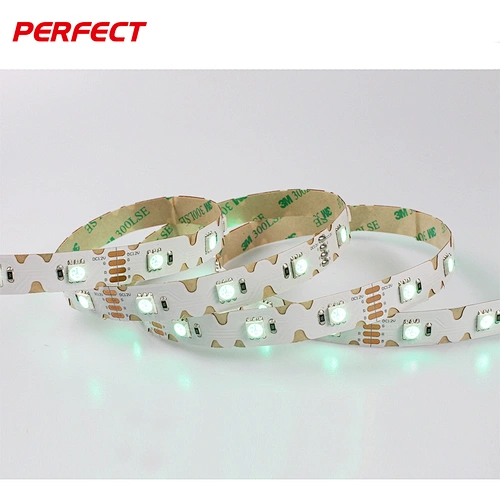 12V LED snake light 42leds/m multi-angle lateral bending zig zag LED strip smd 5050 rgb