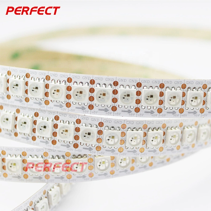 144led flexible ws2813B ws2815B rgb digital color changing led strip 5v 12V for indoor use