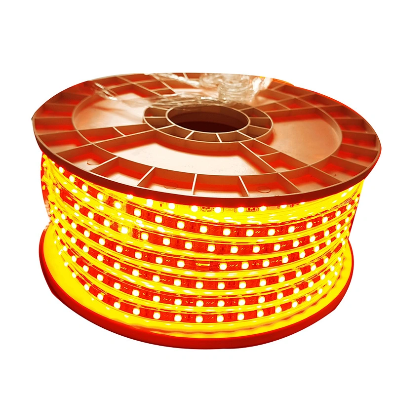 100M Waterproof 220v smd rgb led 5050 strip with power plug 24key remote control